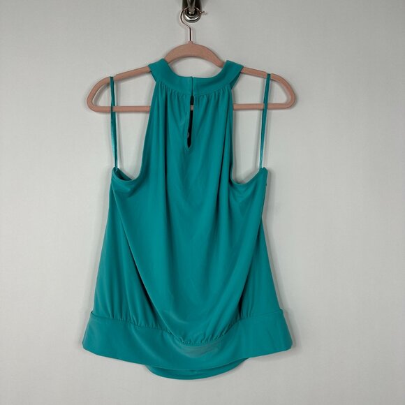 NWT White House Black Market Sleeveless Cross Front Halter Top Cruise XL #WHBM34 - Picture 3 of 9